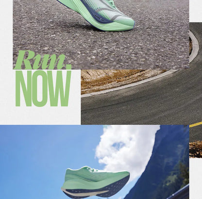 361 Degrees Furious ET Men's Running Shoes Carbon Plate Racing Marathon Rebound Breathable Cushioning Male Sneakers 672512216F