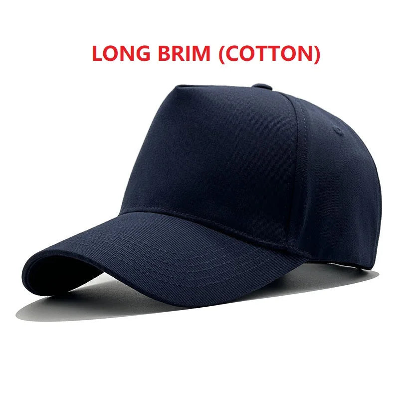 Baseball Caps for Big Head Men Women XXL Oversize High Crown Adjustable Plain Solid Snapback Hats 56-60cm 60-65cm