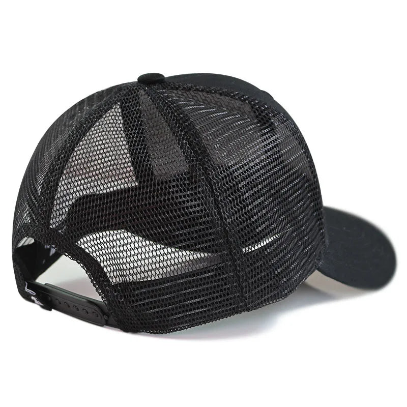 Oversize Trucker-kasket med store masker til mænd med stort hoved – XXL-baseballkasket – åndbar „Dad Hat“ – 58–60 cm, 60–65 cm
