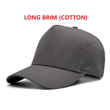 Baseball Caps for Big Head Men Women XXL Oversize High Crown Adjustable Plain Solid Snapback Hats 56-60cm 60-65cm