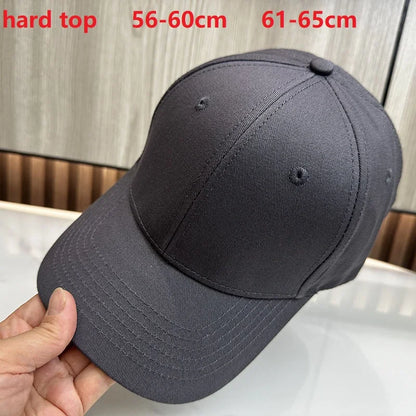 Baseball Caps for Big Head Men Women XXL Oversize High Crown Adjustable Plain Solid Snapback Hats 56-60cm 60-65cm