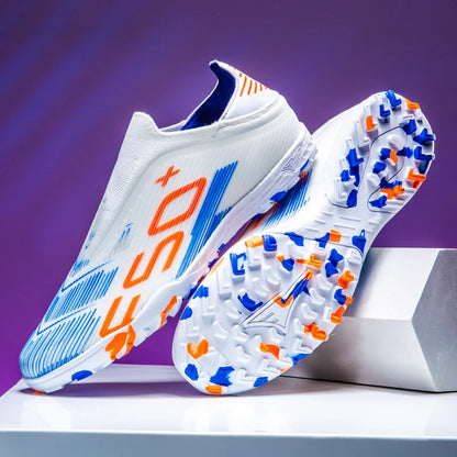 New Men's Football Boots Non-Slip Soccer Shoes Indoor Cleats Professional Turf Futsal Grass Ultralight Sport Comfortable Adult
