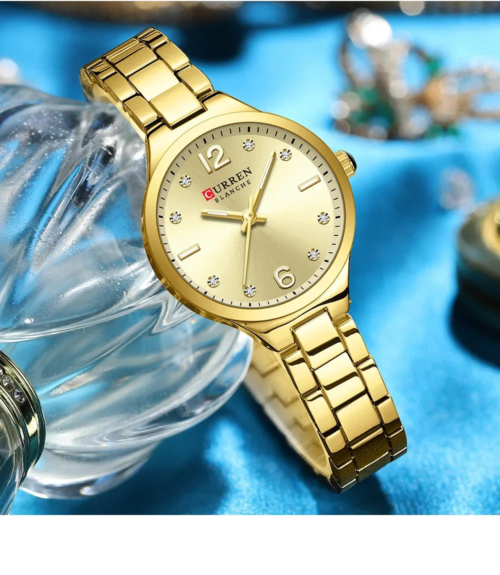 CURREN Luxury Women Bracelet Quartz Watches For Women Magnetic Watch Ladies Sports Dress Wrist Watch Clock Relogio Feminino