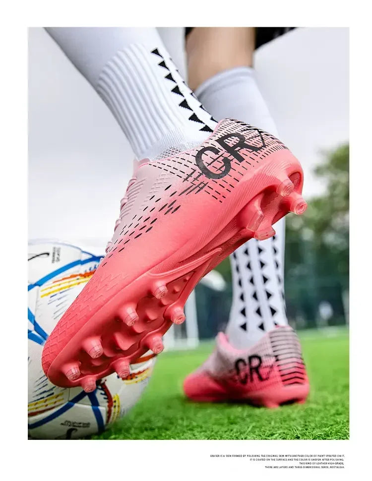 Lage voetbalschoenen met lange TF-noppen, slijtvast en flexibel, geschikt voor buitensporten op het veld