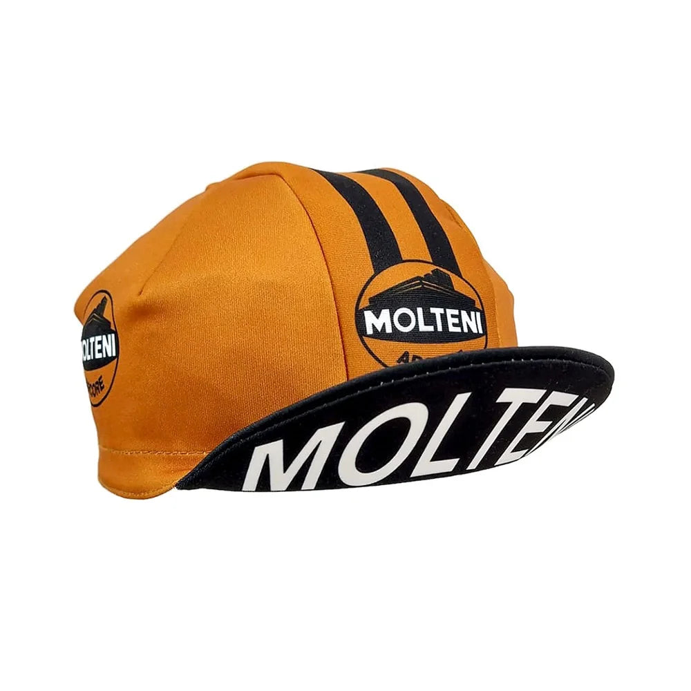 Retro Team Molteni Cycling Cap Breathable Sun Protection Outdoor Sports Hat Unisex