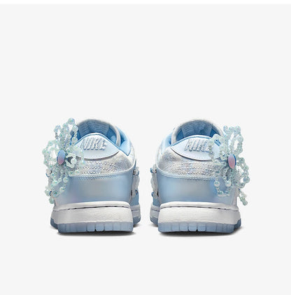 Nike Authentic Dunk Low Women's Fashion Floral Lightweight Casual Sneakers HV8575-100