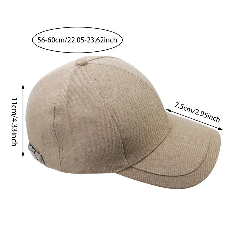 Dry Quickly Sun Cap Woman Outdoors Casual Sport Hat Men Big Size Baseball Cap 60-65cm Adjustable Sun Visor Cap Peaked Cap