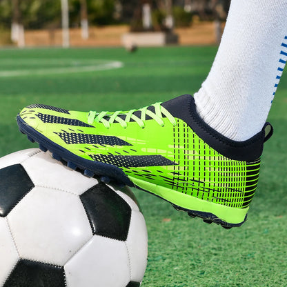 Chaussures de football pour homme, chaussures de futsal, chaussures de football en salle, sport, match, entraînement, enfants, crampons TF, gazon, cheville, best-seller, haute qualité, légères