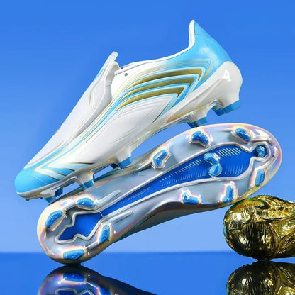 Nouvelles chaussures de football pour hommes, baskets de futsal, crampons de haute qualité, antidérapantes, chaussures de football d'intérieur, pour terrain synthétique, best-seller, montantes, pour extérieur