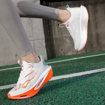 2025 Men's And Women's Carbon Board Running Shoes Professional Marathon, Lightweight Rebound Cushioning Breathable Sports Shoes