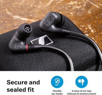 Sennheiser IE 300 Wired In-Ear Earphones HiFi TrueResponse Dynamic Driver, Noise Isolating Audiophile Earbuds with Detachable MMCX Cable for Studio Monitoring