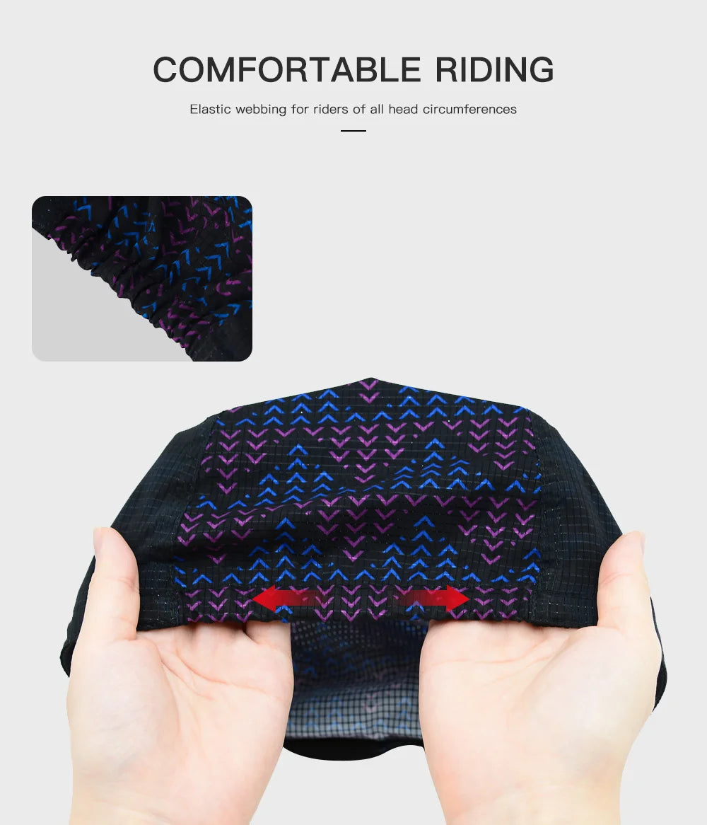 HISERWA Cappellino da ciclismo per uomo e donna, protezione solare, estivo, traspirante, sportivo, ad asciugatura rapida, cappellino da bicicletta, copricapo da ciclismo, Gorra Ciclismo