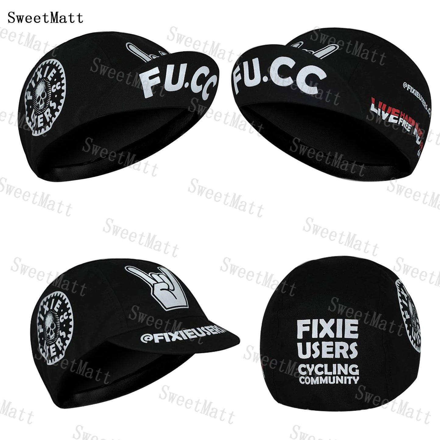 SweetMatt  Classic Retro Cycling Cap  Simple Colorful A Variety Of Styles To Choose From Unisex Size Quick Drying Bicycle Hat