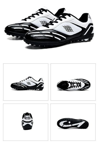 Soccer Shoes Men Turf Football Boots Fashion Firm Ground Studs Anti-Slip Boy Sneakers Original Outdoor Field Training Trainers
