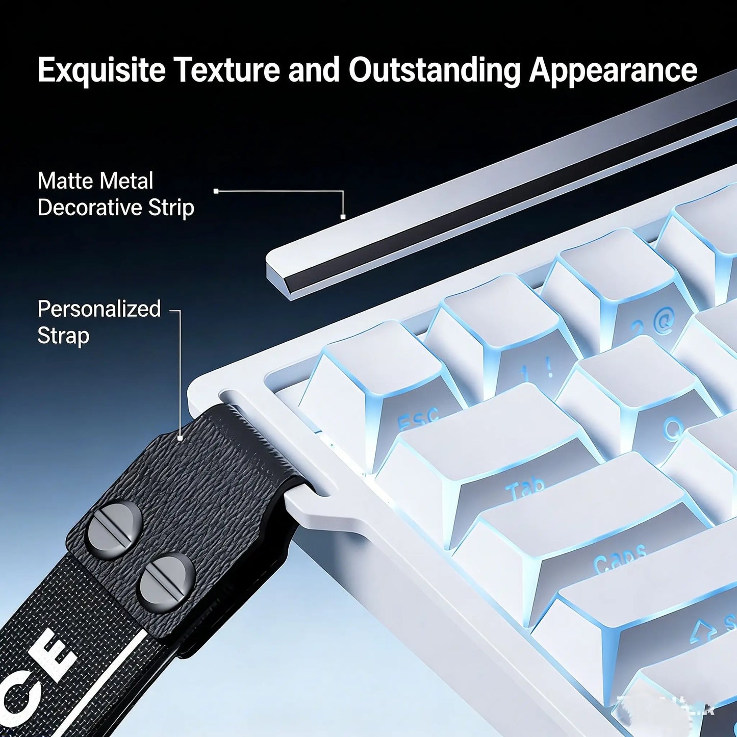 MCHOSE ACE 60 Pro ACE68 V2 Customized Magnetic Axis Gaming Mechanical Keyboard Wired Hot Swap 0.08ms 0.001mmRT 8KHz 256K SOCD/RS