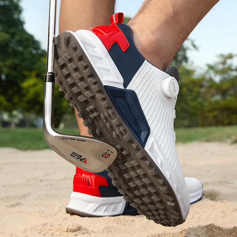 PGM golf shoes men's cushioning rebound sneakers knob men's shoes wear-resistant TPU waterproof shoes