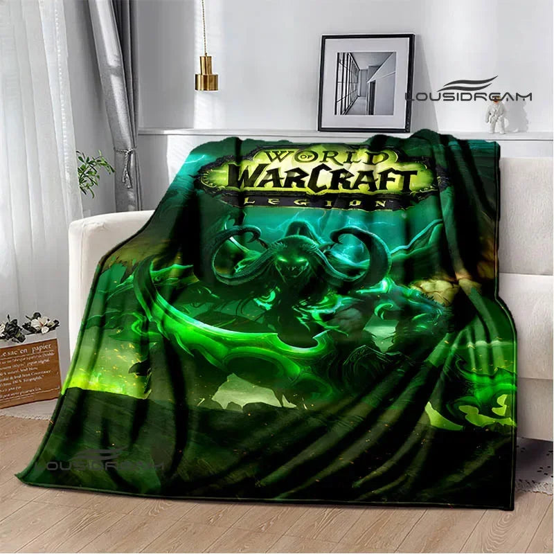 Game World of Warcraft Printed Blanket Picnic blanket Warm Flannel blankets Home bed linings blankets for beds Birthday Gift