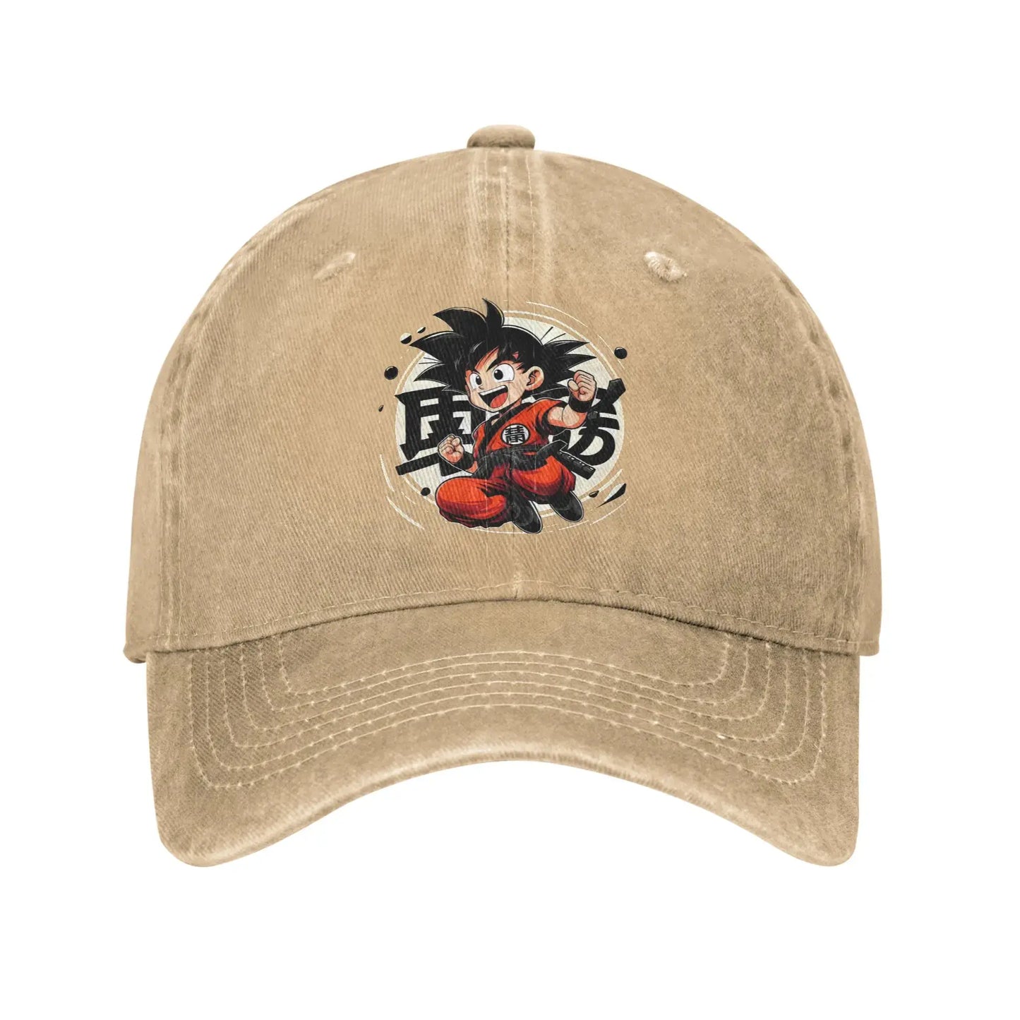 Goku Anime Dragon Ball Men Women Baseball Caps Distressed Denim Hats Cap Vintage Outdoor Running Adjustable Fit Headwear, produit gaming premium Fraquane