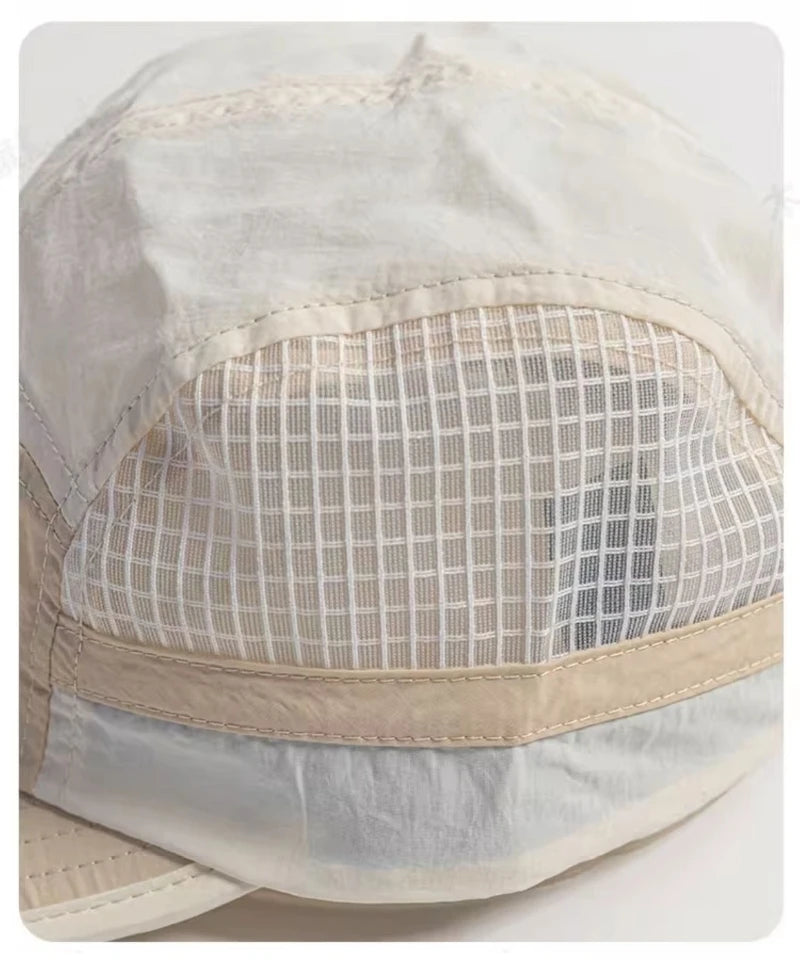 Summer Lightweight Quick Drying Running Caps Breathable Baseball Hat Outdoor Sports Hiking Caps Women Fashion Casual Hip-hop Hat