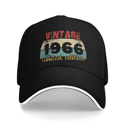 Uomo Donna Nati in epoca vintage 60 anni divertente 60° compleanno Cappello Cappellino da baseball Cappello da sole Copricapo da viaggio