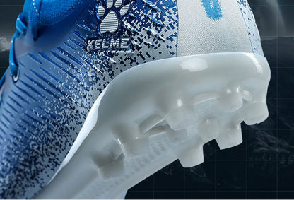 KELME Football Shoes Men's MG Adult Game Short Nails Professional Grass Non-Slip Shock Absorption Training Shoes ZX80121057