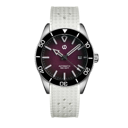 Upgraded Model Men's Automatic Watch Mechanical 3D Dimensional Luminous Watch Needle Ceramic Bezel 150 Meters Waterproof Diving