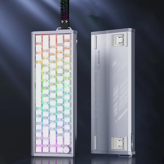 SKYLOONG GK61/GK68 HE Magnetische Tastatur Aluminiumgehäuse 8000hz RT0.01mm Rapid Trigger PBT-Tastenkappen RGB-Hintergrundbeleuchtung kabelgebundene Gaming-Tastatur