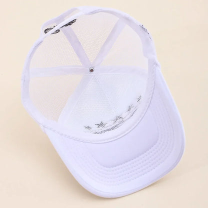 New Unisex Pentagram Baseball Hats Hip Hop Adjustable Breathable Personal Sunshade Mesh Versatile Street Fashion Trucker Caps