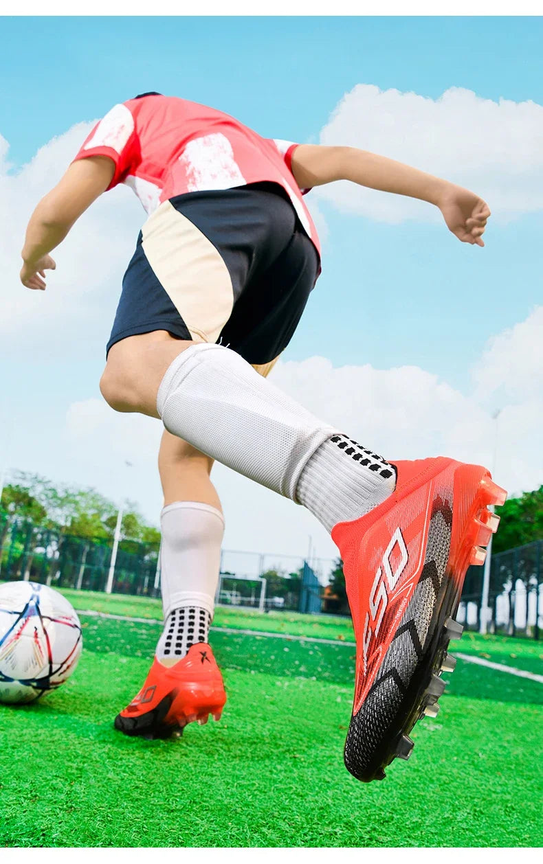 Men New Indoor TF Football Boots High Quality Training Original Male Breathable Non Slip Soccer Shoes Turf Futsal Football Shoes