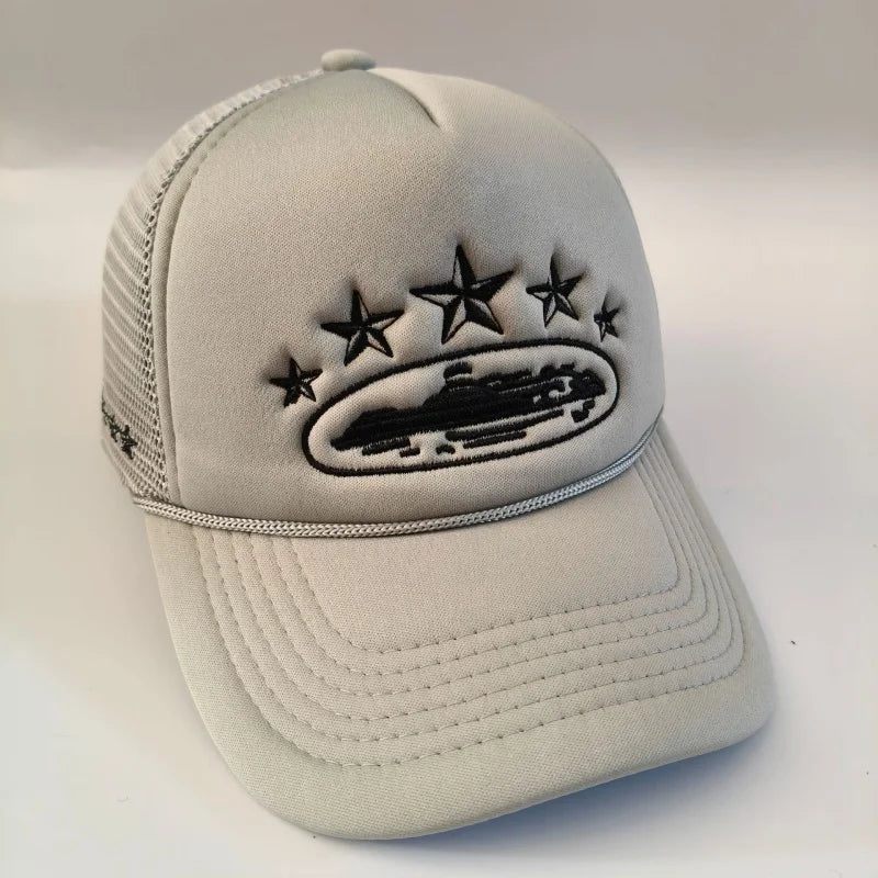 New Unisex Print Baseball Hats New Unisex Hip Hop Breathable Personal Sunshade Mesh Versatile Street Fashion Trucker Caps
