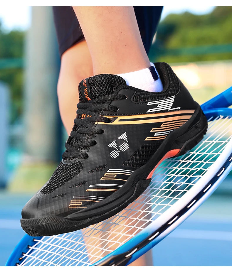 Professional Badminton Shoes Sneakers Mens Breathable Anti-slip Tennis Sport Shoes for Men Women Training Sneakers