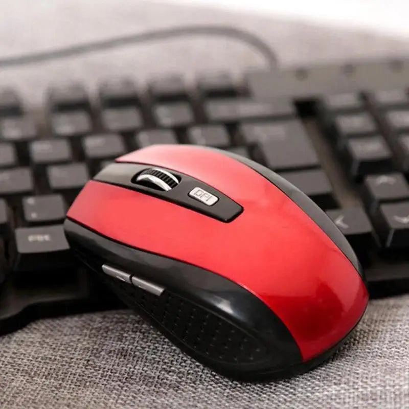 2.4GHz Wireless Mouse with USB Receiver, Ergonomic Optical Wireless Mouse, 6-Button Wireless Mouse for PC, Laptop & Computer
