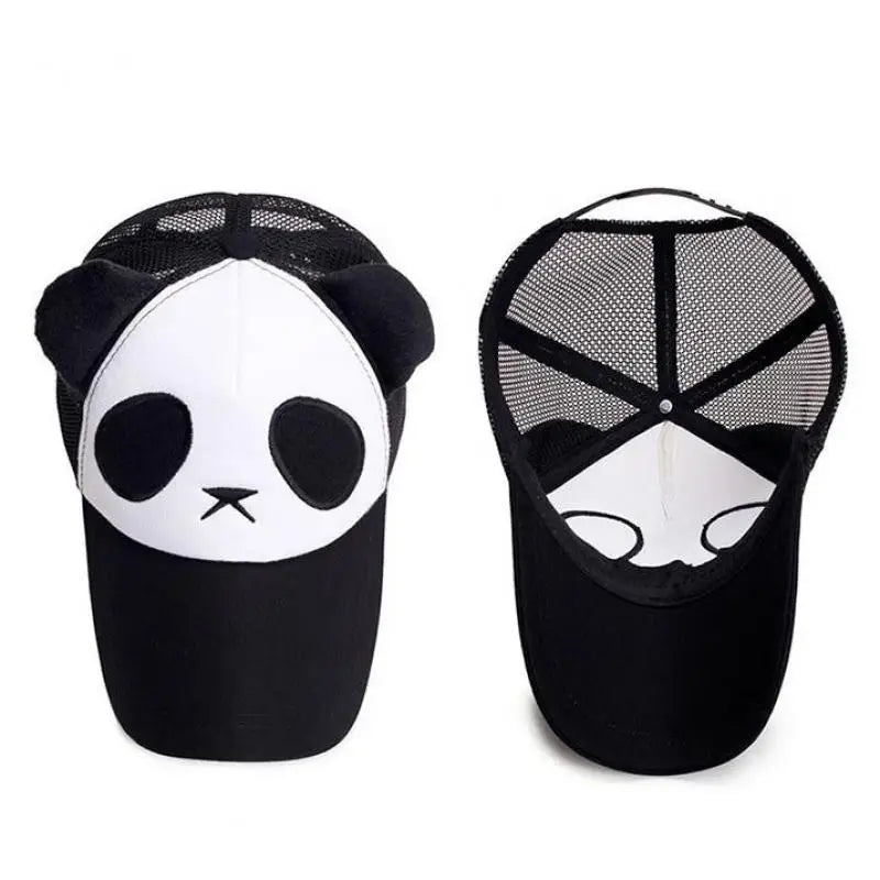 Summer Cute Panda Baseball Caps For Men Women Cotton Hip Hop Snapback Hats Sun Protection Boys Girls Outdoor Gorras Dropshipping