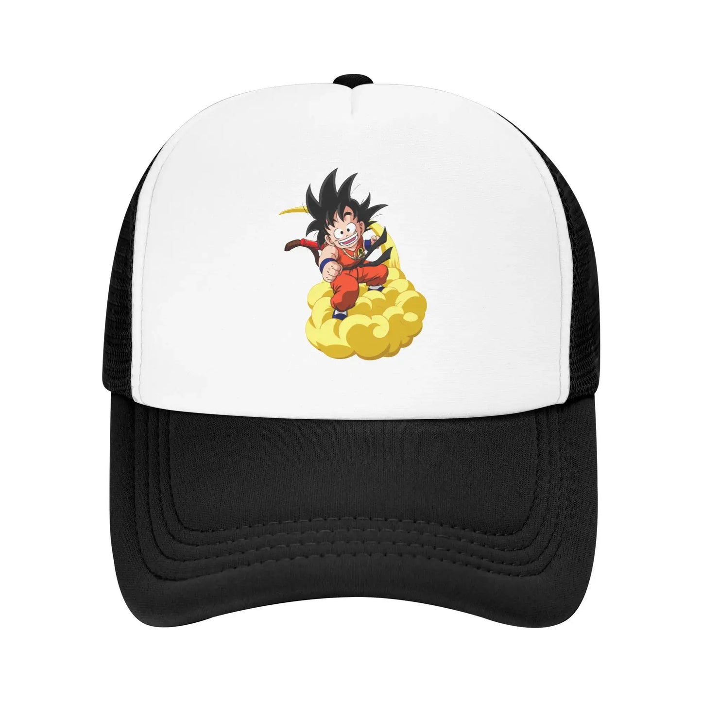 Dragon Ball Son Goku Mesh Baseball Cap Adult Trucker Hat Anime Hats Adjustable Snapback Caps Sports Cap Winter Trucker Hats, Produit gaming premium Fraquane