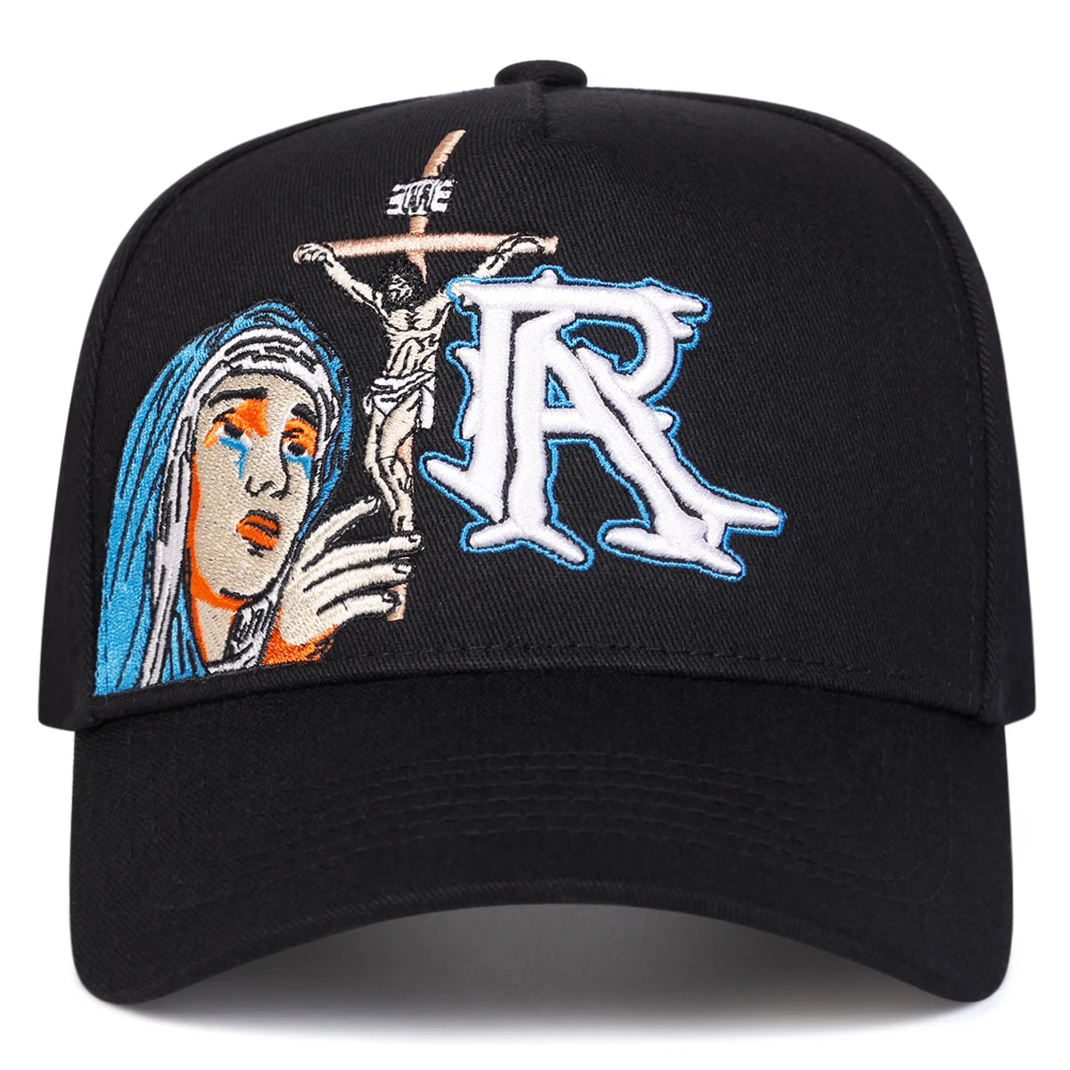Unisex R Prayer Embroidery Baseball Caps Spring Autumn Outdoor Adjustable Casual Hats Sunscreen Hat Sports Cap