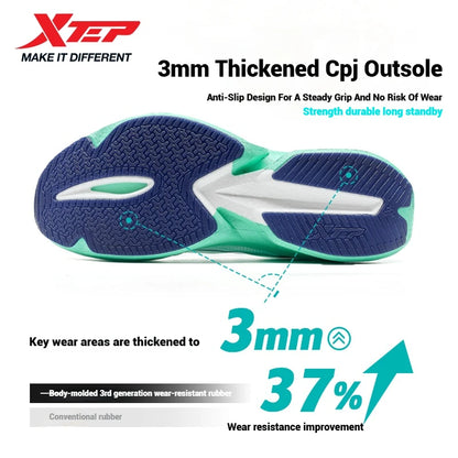 Xtep One Piece Model 3.0 Women Running Shoes 2025 Spring Comfortable Stability Cushion Rebound Racing Soft Sneakers 875218110031