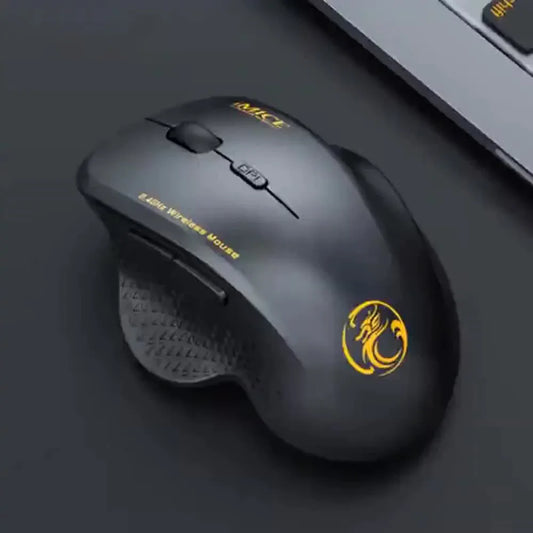 Wireless Gaming Mouse 2.4GHz Ergonomic Optical Mouse with USB Receiver, 1600 DPI Wireless Gaming Mouse for Laptop, PC & Desktop