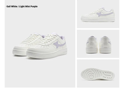 Xtep White Sneakers Female 2026 Spring Couples Versatile Trendy Casual Thick-soled Increase Sports Women Shoes 874118319851