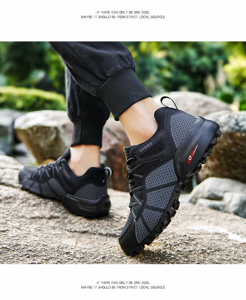 2025 Hiking Shoes Men's Non-slip Wear-resistant Comfortable Outdoor Hiking Sports Shoes Outdoor Running Shoes Walking Sports Sho