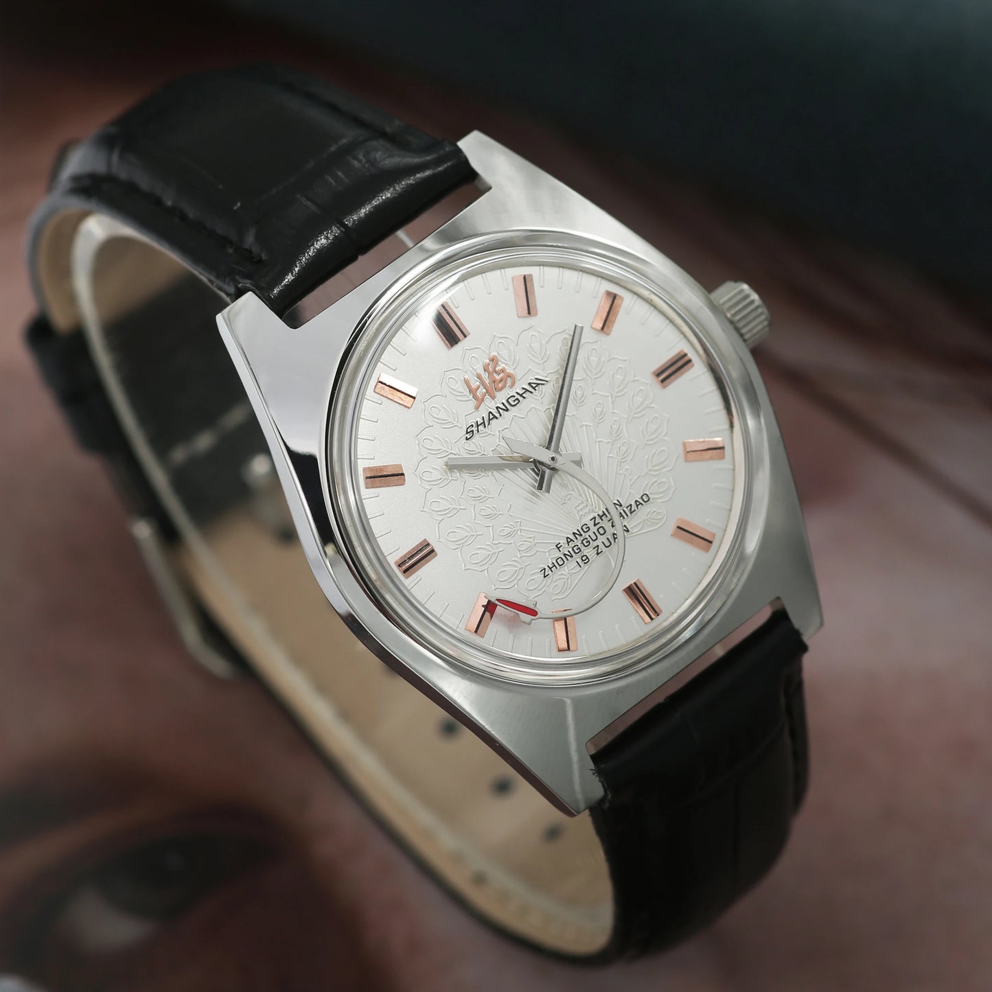 Shanghai 36MM Hand-Wind Mechanical Watch 7120 Waterproof china Watch for Men wholesale