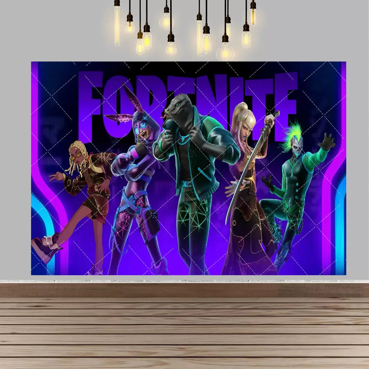 F-fortniteds Backdrop Poste  Boy Birthday Party Banner Kids  Birthday Cake Table Decor Party Supplies Photography Props Gift