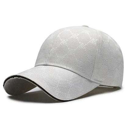 Four Seasons New Sunscreen Baseballkasket med tre syede linjer til mænd og kvinder, casual kasket, netrød, distressed, 1841 Hat