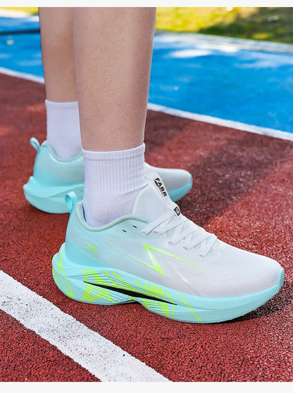 Scarpe da corsa da uomo Marathon, scarpe sportive specializzate, traspiranti, leggere, da donna, antiscivolo, con soletta in carbonio, comode sneakers