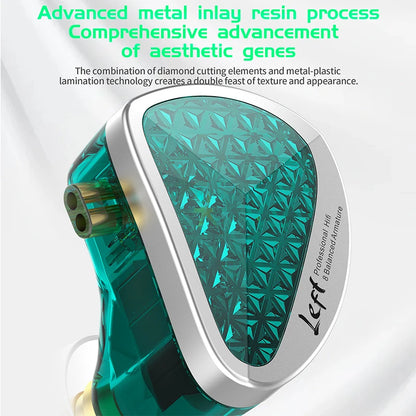 KZ AS16 Pro 16BA Balanced Armature In Ear Earphones HiFi Monitor Headphones with Detachable Cable Noise Cancelling Earbuds