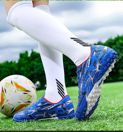 Męskie buty piłkarskie TF Sport – buty treningowe dla dzieci, ultralekkie, oddychające, profesjonalne trampki unisex z kolcami do trawy, na mecz