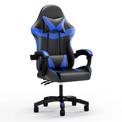 Ergonominen gaming-tuoli tietokonepöydälle, kallistettava kotitoimiston pelituoli selkätuella pitkiin pelisessioihin