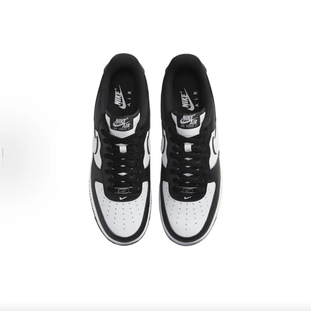 Nike Air Force 1 „Panda“ кожени ежедневни ниски кецове за мъже и жени, бяло/черно, DV0788-001