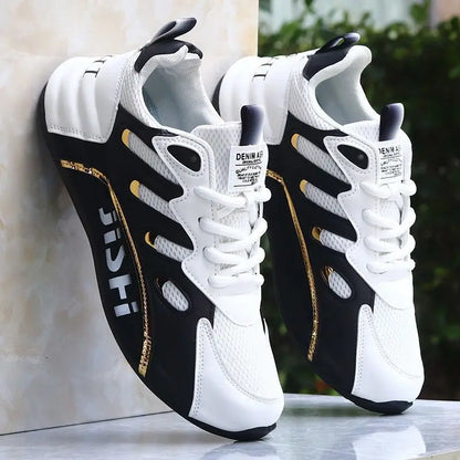 Chaussures d'été respirantes pour hommes, baskets de course légères Anti-odeur, chaussures vulcanisées à lacets, polyvalentes 39-47, nouvelle collection