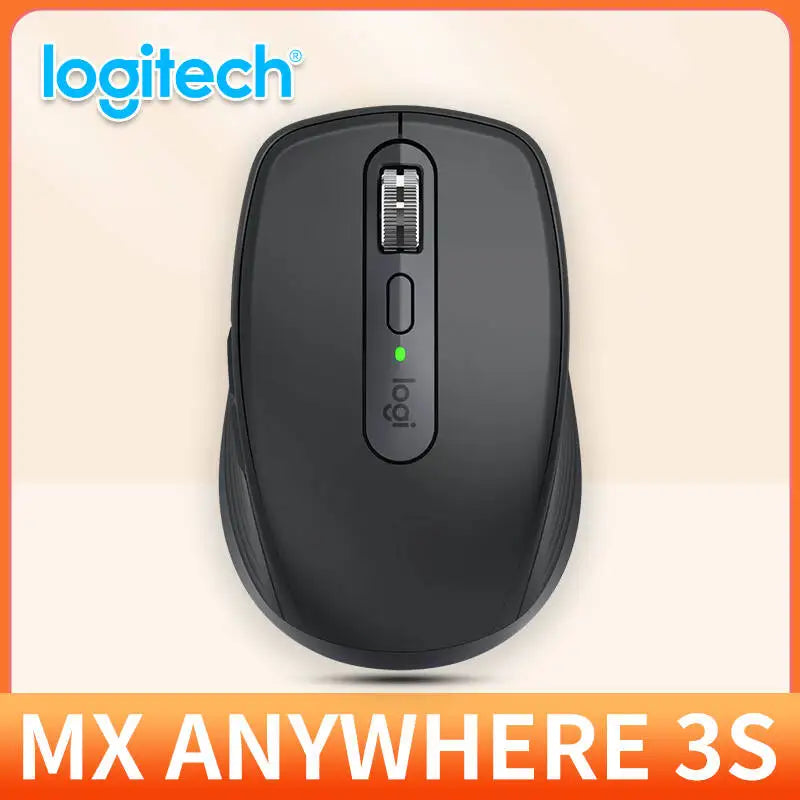 Logitech MX Anywhere 3S Wireless Mouse Bluetooth Ergonomic Mouse for Laptop & Desktop with Silent Clicks and Precision Tracking