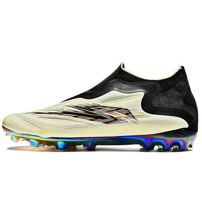 Chaussures de football pour adultes, crampons AG FG, légères, antidérapantes, avec longues pointes, résistantes à l'usure, pour terrain de gazon extérieur.